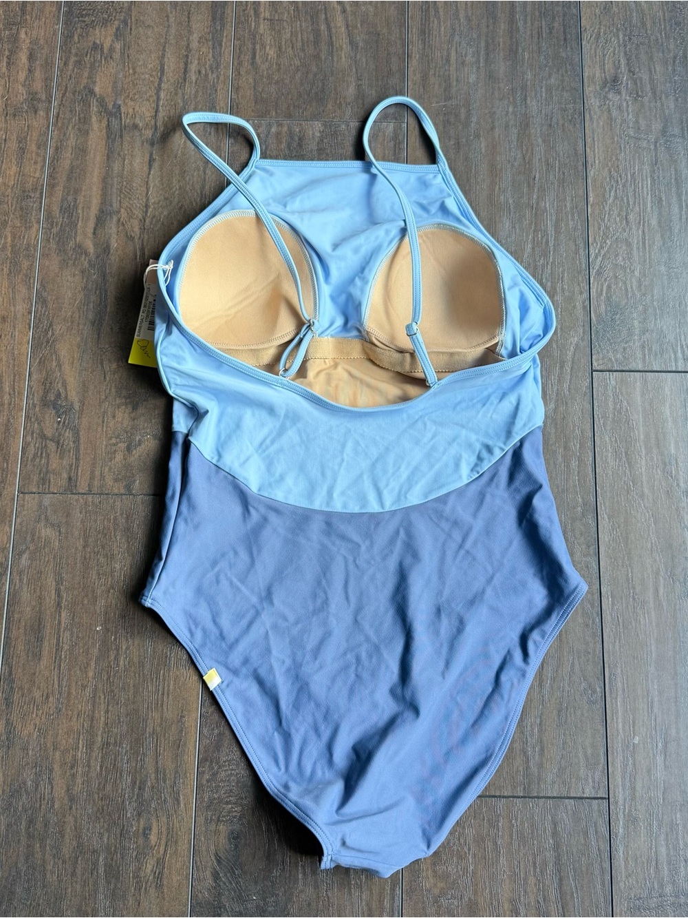 Summer Salt size 6 Blue NWT One Piece Colorblock High Neck - Picture 5 of 5